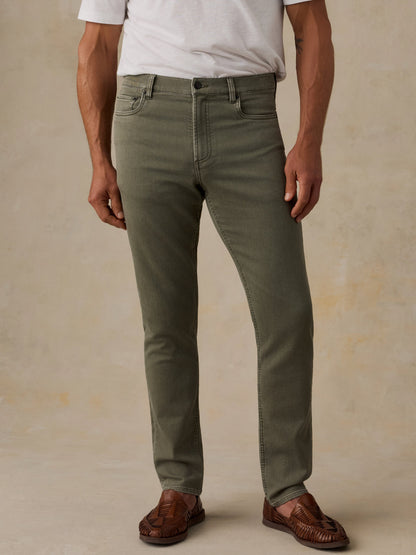Stretch Terry 5-Pocket Pant - Pine Forest