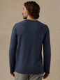 Long-Sleeve Cloud Henley - Ink Navy Heather