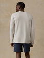 Long-Sleeve Cloud Henley - Snow Heather