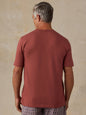 Sunwashed Regenerative Pocket Tee - Sunset Red