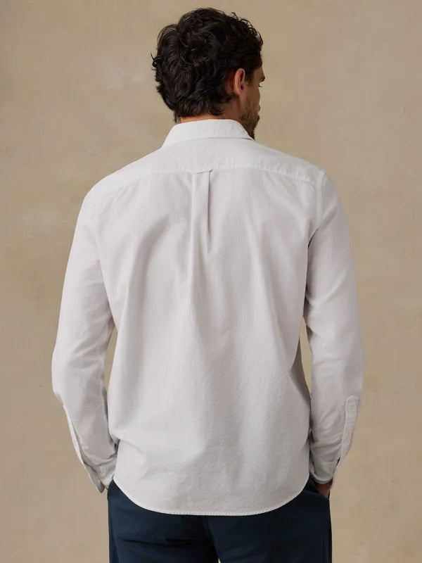 Laundered Oxford Shirt - Pure White