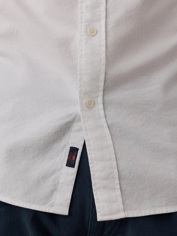 Laundered Oxford Shirt - Pure White