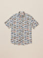 Faherty x Parks Project Short-Sleeve Breeze Shirt - Sand Parks Tile