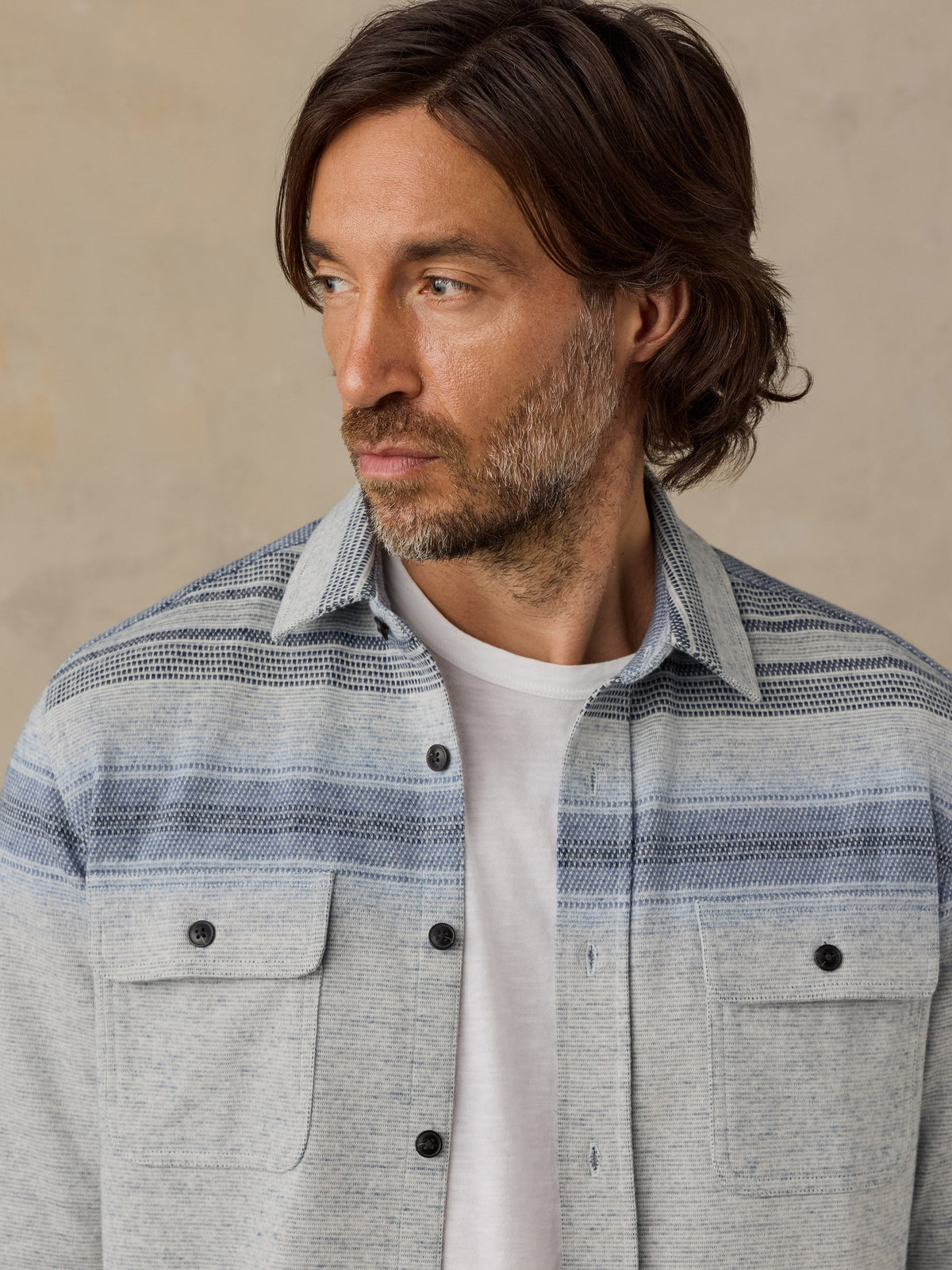 Sweater Shirt - River Stone Ombre