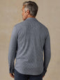 Sweater Shirt - Navy Cream Pincheck