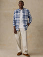 Sweater Shirt (Single Pocket) - Stone Lake Plaid