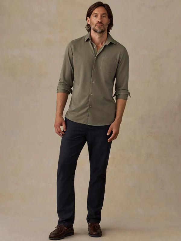 Costa Pique Shirt - Ridge Olive