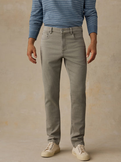Stretch Terry 5-Pocket Athletic Fit Pant - Coastal Sage