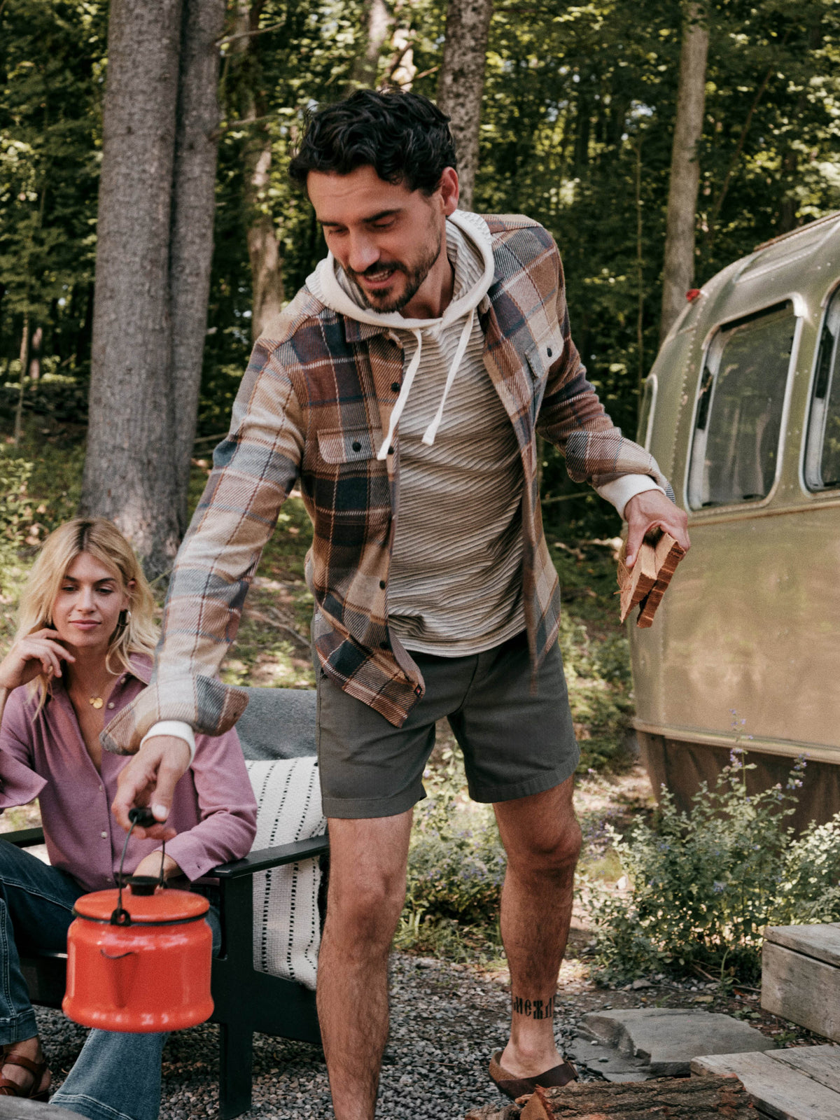 Sweater Shirt - Boulder Creek Plaid